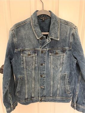 James Perse Washed Blue Denim Jacket